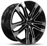 Фото диска PDW 3044 9x20 5/112 ET37 DIA 66.6 Gloss Black Machine Face