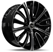 Фото диска PDW 5241 8.5x18 5/112 ET30 DIA 66.6 Gloss Black Machine Face