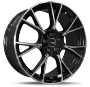 Фото диска PDW 5407 8.5x19 5/112 ET25 DIA 66.6 Gloss Black Machine Face