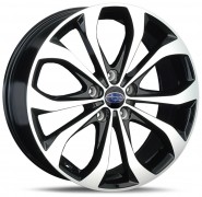 Фото диска SUBARU SB64 7x17 5/114.3 ET48 DIA 56.1 BKF