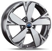 Фото диска SUBARU SB70 7x17 5/114.3 ET48 DIA 56.1 BKF