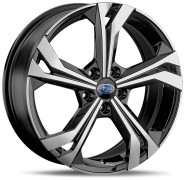 Фото диска SUBARU SB95 7x18 5/114.3 ET55 DIA 56.1 BKF