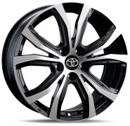 Фото диска TOYOTA TY283 8x18 5/114.3 ET50 DIA 60.1 BKF