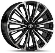 Фото диска TOYOTA TY451 7.5x19 6/139.7 ET25 DIA 106.1 BK