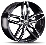 Фото диска VOLKSWAGEN VV291 8x18 5/112 ET25 DIA 66.6 BKF
