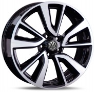 Фото диска VOLKSWAGEN VV316 7x19 5/112 ET43 DIA 57.1 BKF