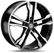 Фото диска VOLKSWAGEN VV385 9.5x21 5/112 ET31 DIA 66.6 BKF