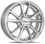 Фото диска iFree КС1005 6x15 5/100 ET40 DIA 57.1 сильвер