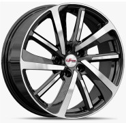 Фото диска iFree КС1111 7x18 5/114.3 ET33 DIA 67.1 алмаз черный