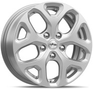 Фото диска iFree КС869 6.5x16 4/100 ET50 DIA 60.1 алмаз черный