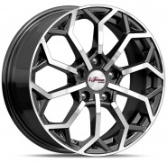 Фото диска iFree Спейс-Нидл 6.5x16 5/105 ET38 DIA 56.6 Блэк Джек