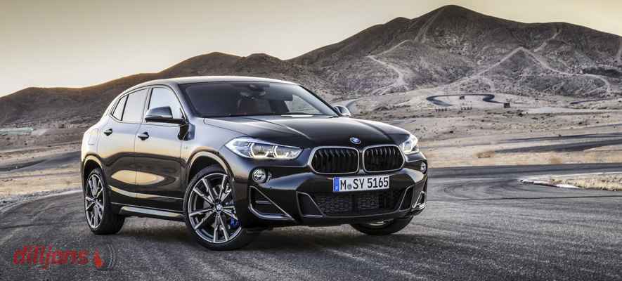 BMW X2 на фоне гор